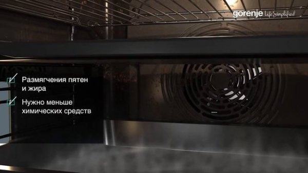 Функция AquaClean - очистка паром