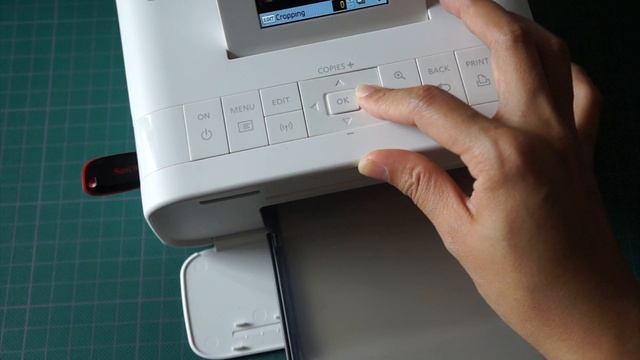 Canon SELPHY cp1200 - printer quick view - imprimer avec une clés USB #demonstration смотреть онлайн