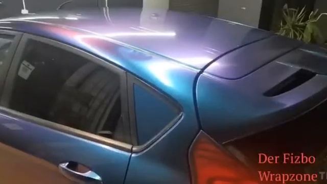 Chameleon Full Wrap Ford Fiesta смотреть онлайн