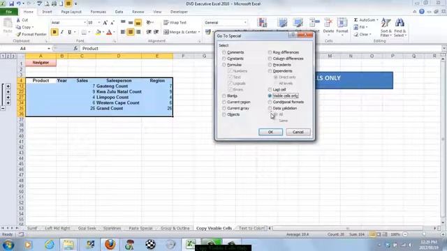 How to copy and paste only visible cell in Excel 2022 смотреть онлайн