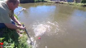 Кислородная пушка в своём пруду на участке против летнего замора/ Аэрация эжектором для рыбы и рако