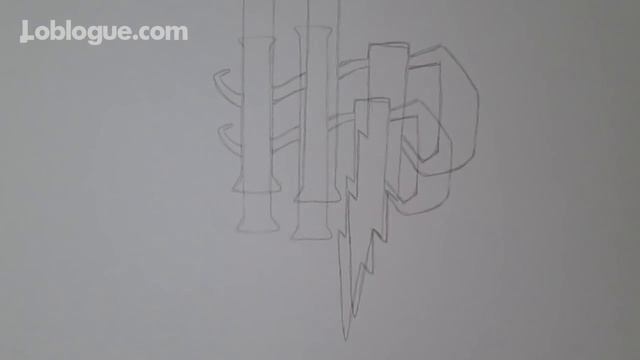 How to draw the logo of Harry Potter смотреть онлайн
