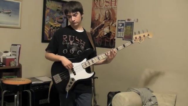 Rush - Vital Signs - Bass Cover смотреть онлайн