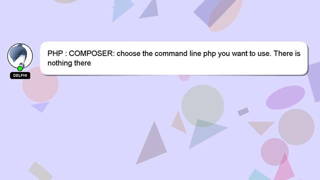 PHP : COMPOSER: choose the command line php you want to use. There is nothing there смотреть онлайн