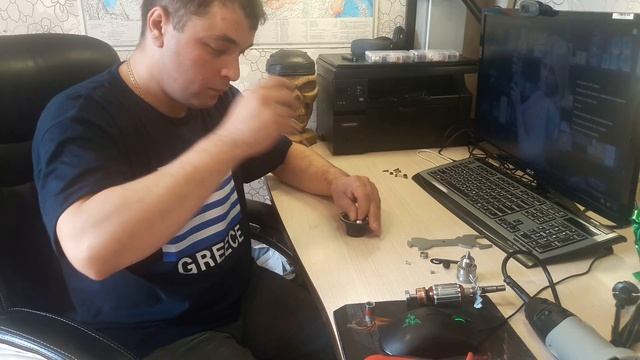 HILDA HLD-400W замена подшипников "на коленке" смотреть онлайн