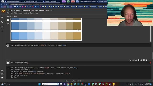 python data analysis tips how to choose diverging palette seaborn color brewer generator смотреть онлайн