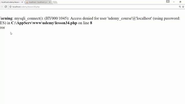 34- MYSQL and PHP connection смотреть онлайн
