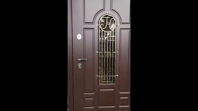 Уличная непромерзаемая входная дверь с терморазрывом в коттедж, купить в Москве смотреть онлайн