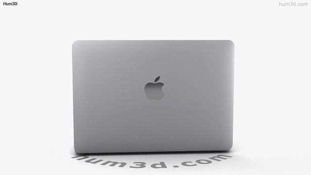 Apple MacBook Pro 13 inch 2020 Space Gray 3D model by Hum3D.com смотреть онлайн