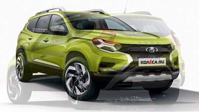 Представлены рендеры новой Lada 4x4 на базе Duster смотреть онлайн