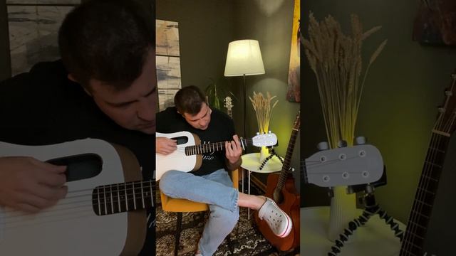 Группа Крови на одной гитаре - соло Каспаряна | fingerstyle |группа КИНО смотреть онлайн