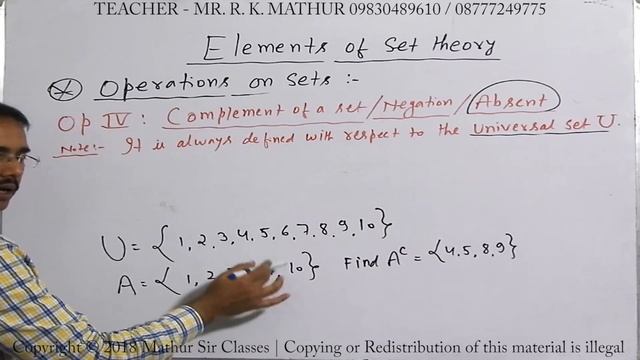 Introduction to Set Theory with Examples and formula | Mathematics | Mathur Sir Classes смотреть онлайн