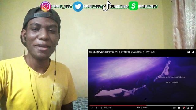 RUSTAGE LEVELING UP!!! | SUNG JIN-WOO RAP | "SOLO" | RUSTAGE ft. anoravt [SOLO LEVELING] [REACTION] смотреть онлайн