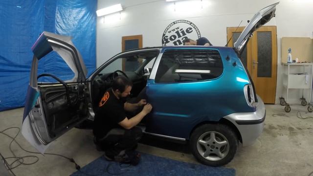 Folienaauto.cz - Kdyně Polo 6N2 Wrap Oracal 970 - 989 Turquoise Lavender смотреть онлайн