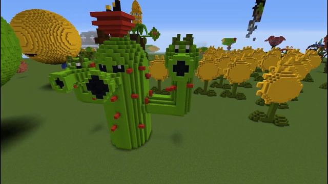 Minecraft vs PvZ Among Us смотреть онлайн