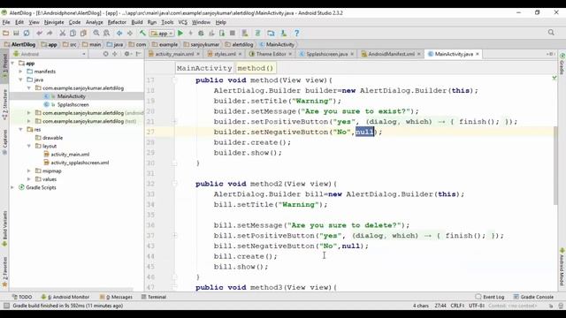 Android Development : Alert Dialog Implement In Android App | Full Course | смотреть онлайн