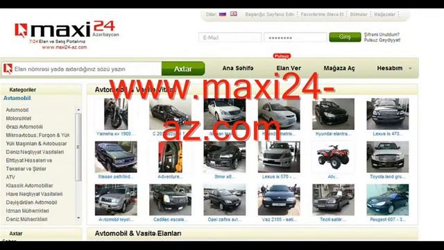 Kia, Азербайджан, Mercedes Www.maxi24-az.com