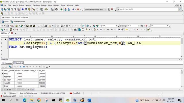 Video20 Use of NVL NVL2 NULLIF COALESCE function смотреть онлайн