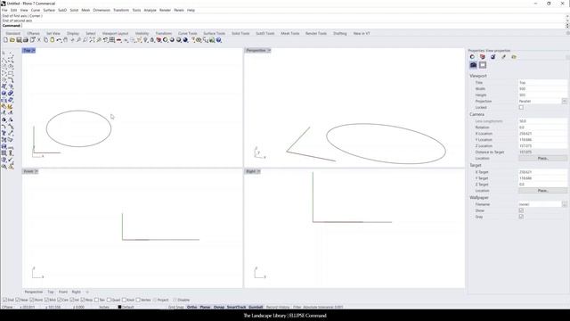 07. ELLIPSE | Rhino Commands for Landscape Design смотреть онлайн