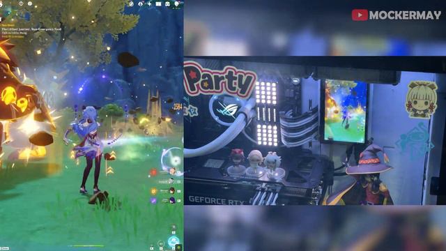 You can play Genshin Impact in This Small Screen... смотреть онлайн
