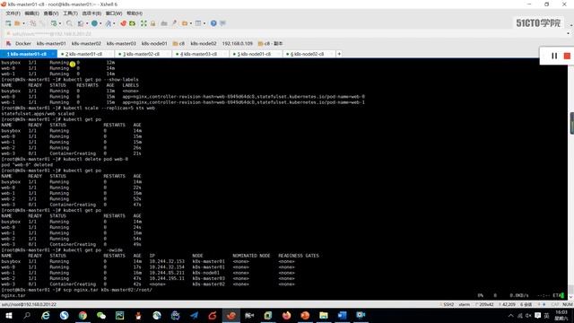 6 10 StatefulSet扩容缩容 Kubernetes架构师 实战课程 смотреть онлайн