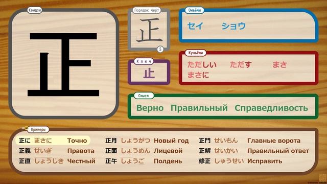 BEL RU #кандзи 正 смотреть онлайн