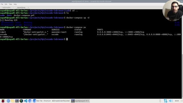 remote development in any language in vscode in your browser as a docker container - part2 смотреть онлайн