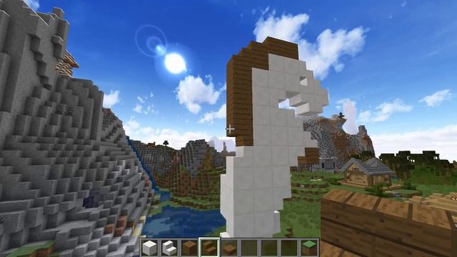 СТАТУЯ ЛОШАДИ В МАЙНКРАФТ - Как построить? Statues of horses in Minecraft смотреть онлайн