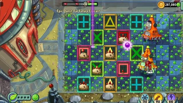 Plants vs. Zombies 2 | Epic Quest: Far Future Fracas - Step 7 смотреть онлайн