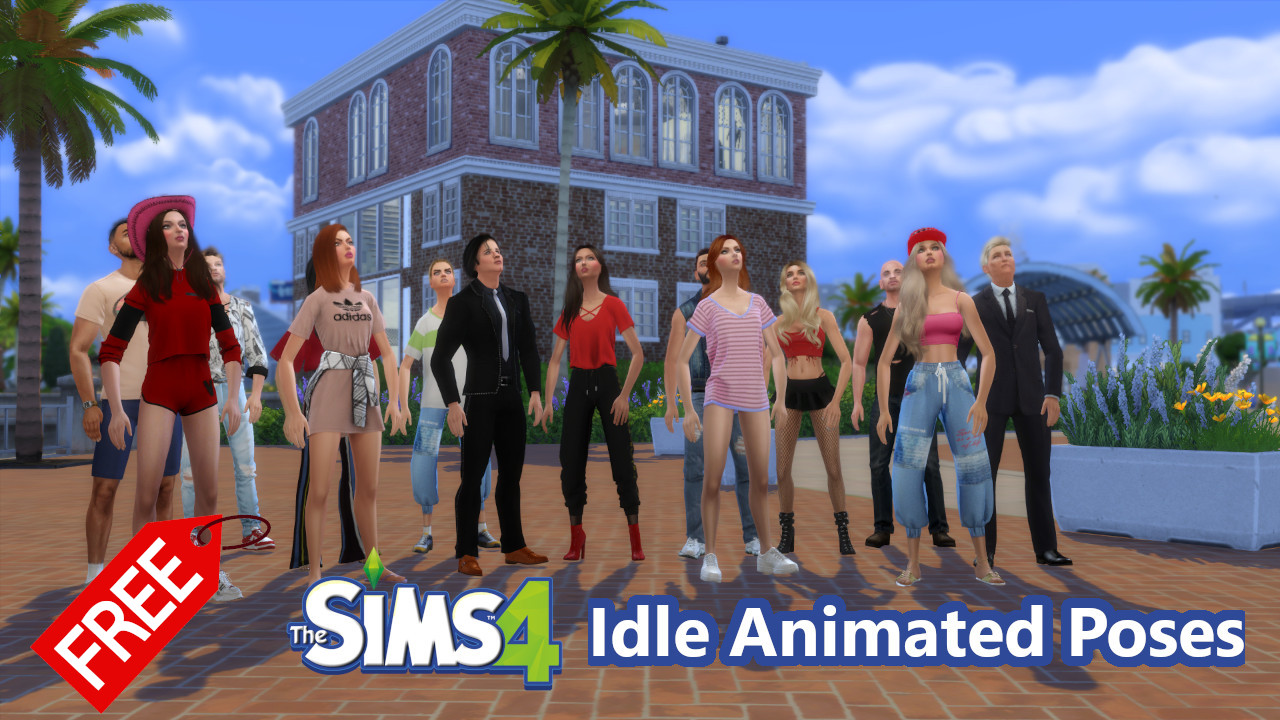 The Sims 4 Idle Animated Poses - Free Download смотреть онлайн