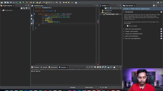 Programming in Java | Data Types & Variables | First Java Program | MAANG-Lecture 3 смотреть онлайн