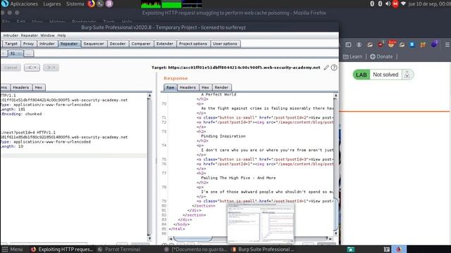 Exploiting HTTP request smuggling to perform web cache poisoning смотреть онлайн