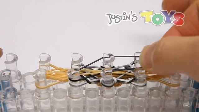 VvvvV - 5V Bracelet - 10 Pin Flat Fishtail - Advanced Rainbow Loom Tutorial смотреть онлайн