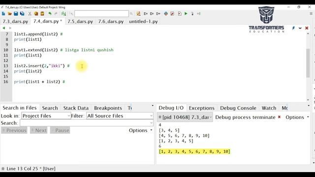 7-dars | Python | O'zbek tilida смотреть онлайн