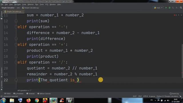 Simple Calculator in PyCharm (Python Tutorial) смотреть онлайн
