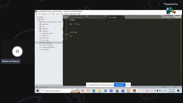 LEC#3 - PHP COURSE (Concept to code) | PHP Data types, comments & concatenation operator смотреть онлайн