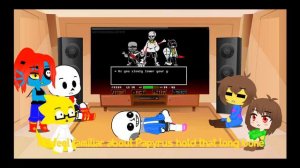 UNDERTALE react to BAD TIME TRIO«RECALL KNOWLEDGE» Phase 2