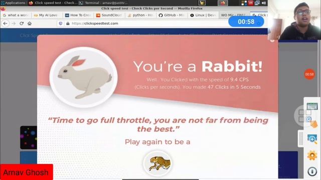 Auto Clicker Python Script! 10 CPS !!!!!!!!!!!! Arnav Ghosh смотреть онлайн