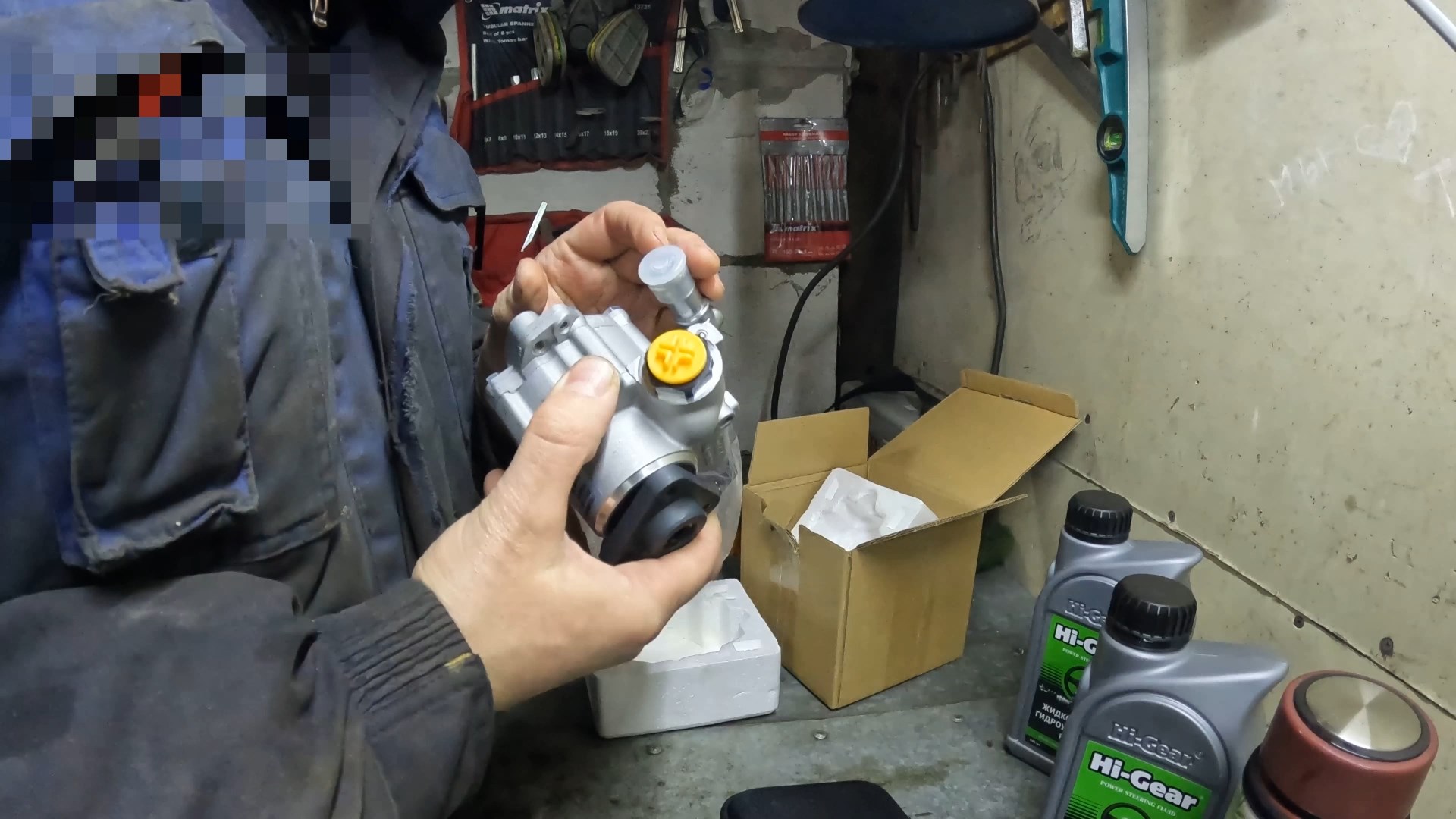 гараж замена насоса гура нива шевроле