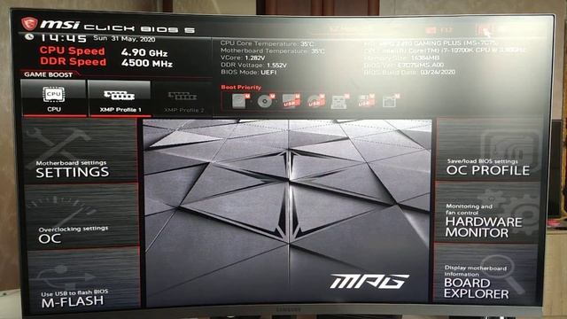 MSI Z490 Gaming plus SSD NVME boot problem смотреть онлайн