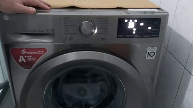 Masina de spalat rufe frontala LG F4J5TN7S, 8 KG, 1400 RPM смотреть онлайн