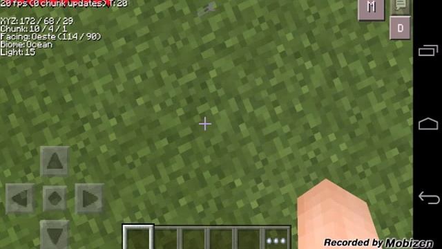 F3 mod para minecraft PE 0.11.0 смотреть онлайн