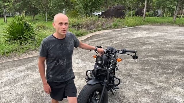 Honda Rebel 500 как я купил его в Бангкоке и переделал