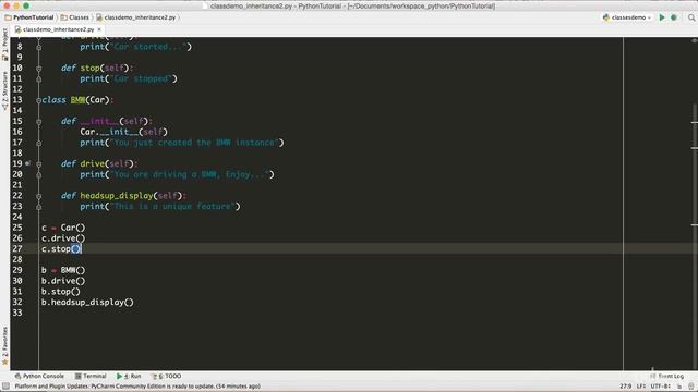 Method Overriding - Learn Python 3 Lesson 44 смотреть онлайн