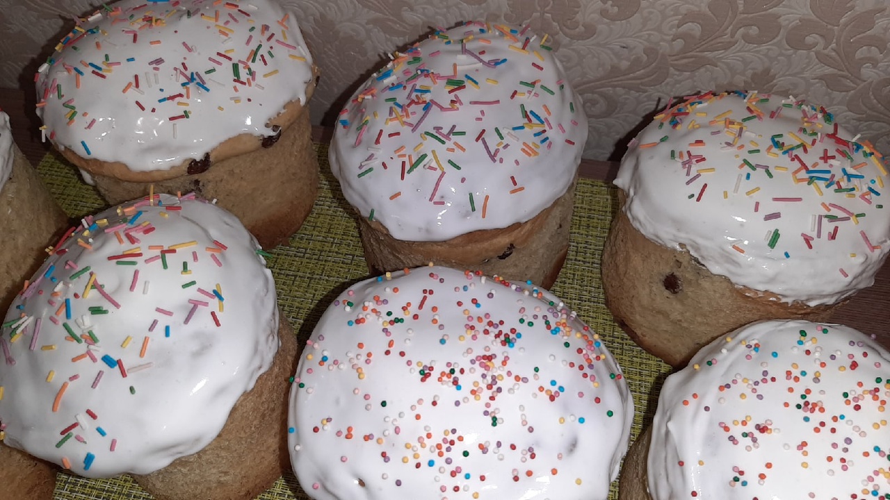 КУЛИЧ СДОБНЫЙ.Символ праздника Воскресения Христова у Православных Христиан! (720p).mp4