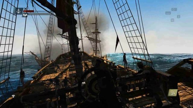 Assassin's Creed 4 Black Flag - Pirates VS Navy all out battle смотреть онлайн
