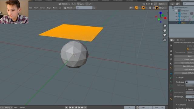 Blender Basics 1: Cloth Simulation Tutorial смотреть онлайн