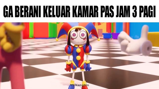Ga Berani Keluar Rumah Jam 3 Pagi.. (The Amazing Digital Circus Meme..) смотреть онлайн