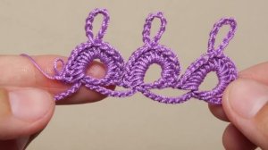 Всего 1 ряд! Ажурный УЗОР крючком ПРОСТОЕ ВЯЗАНИЕ для начинающих  EASY Pattern Crochet for beginner