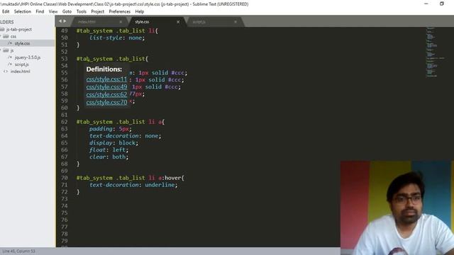 Web Development | Online Class 02 | Jquery Tab смотреть онлайн